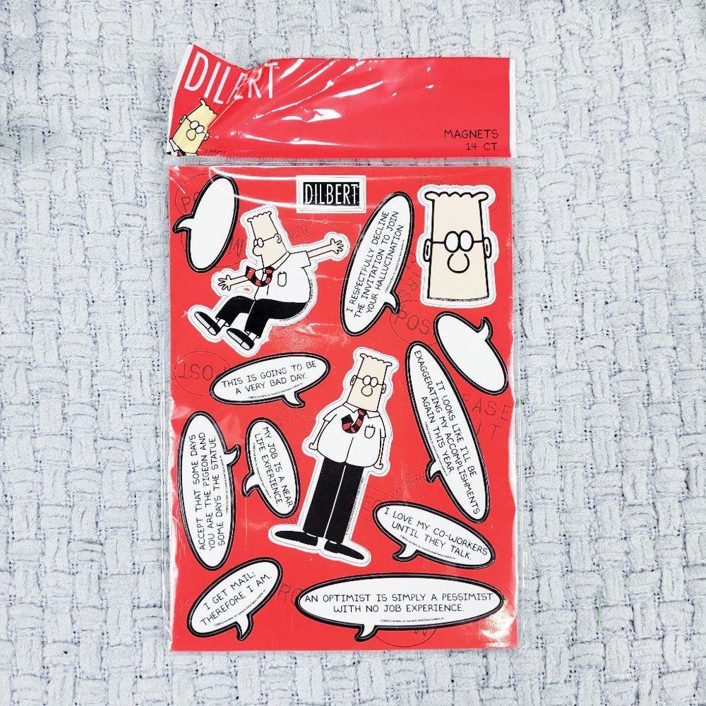 Dilbert Comic Strip Magnets New Mix 'n Match 3/$21